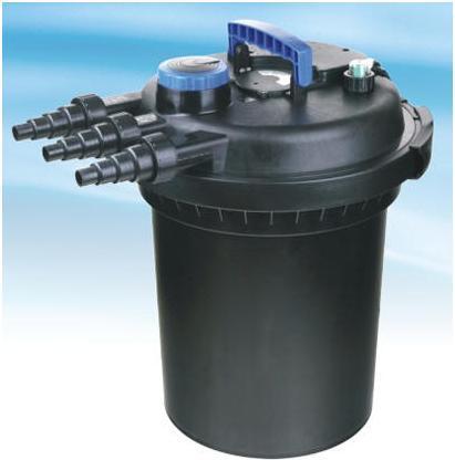 Фильтр напорный для пруда V=10м3 (5м3 c рыбами) с УФ, с промывкой (необходим насос 10м3/ч), арт. CPF-250